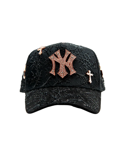 AB Hats "NY Thorned 24k Rose Gold"