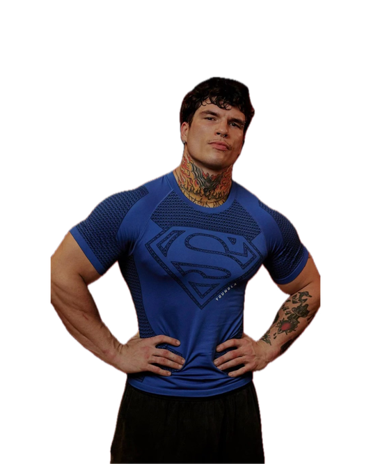 Camisetas Compression Superman x YLA
