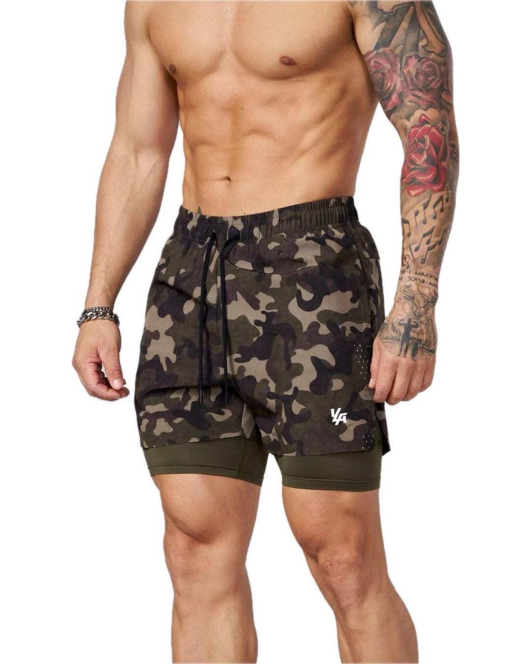 Pantalonetas Camuflaje con licra YLA